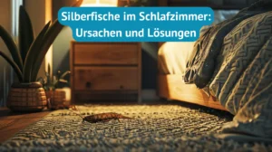 Silberfische im Schlafzimmer