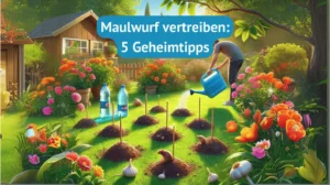 Maulwurf vertreiben mit 5 Geheimtipps