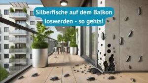 Silberfische auf dem Balkon loswerden