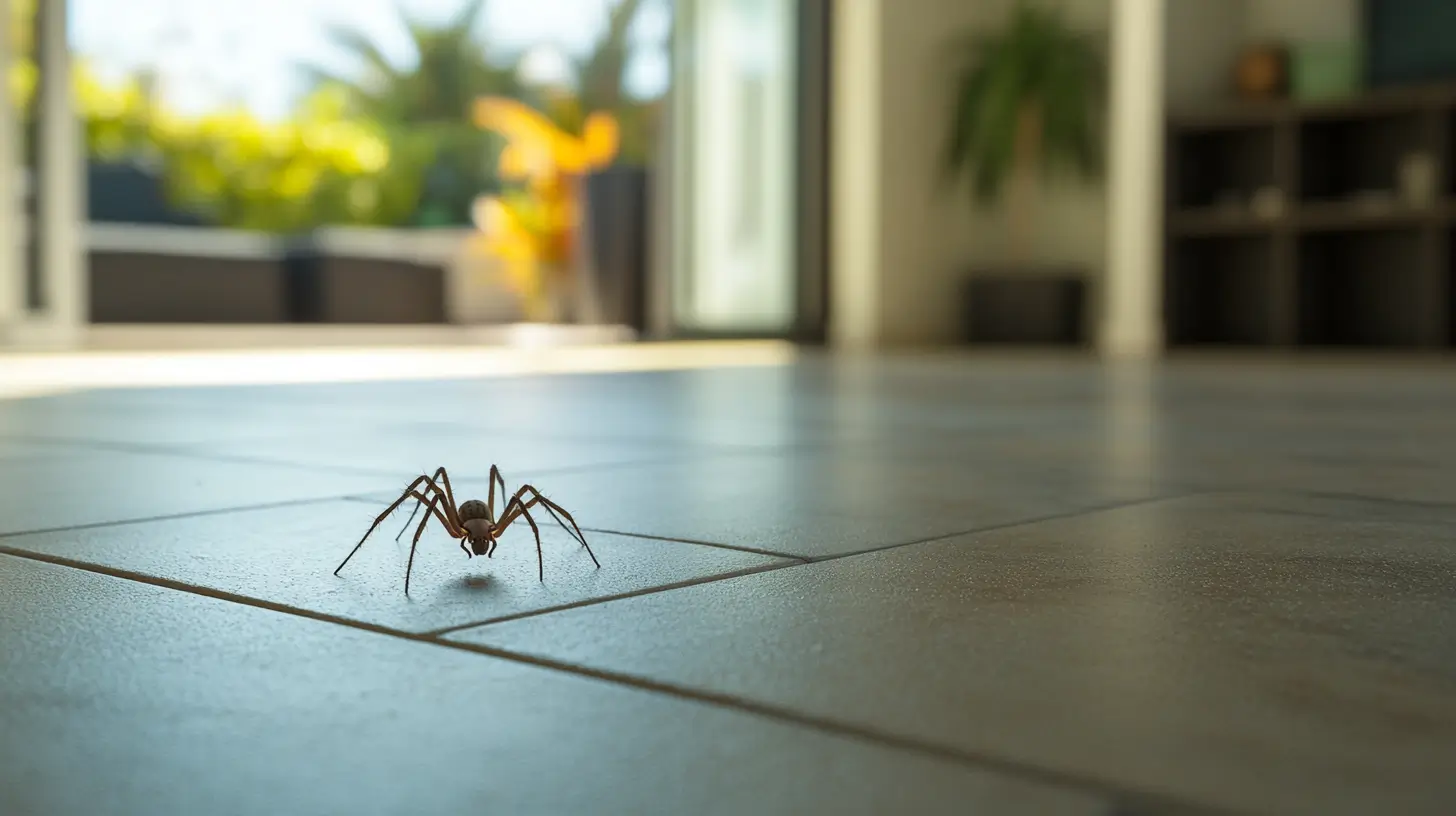 Riesen Spinne im Haus vorbeugen